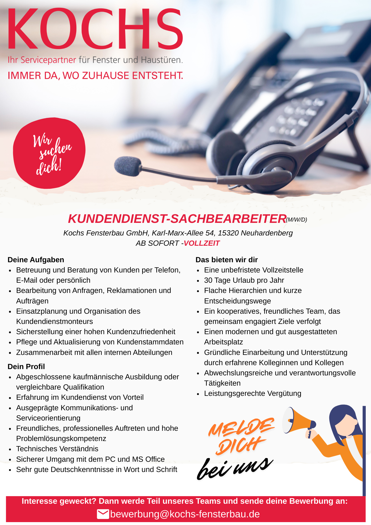 Kundendienstsachbearbeiter
